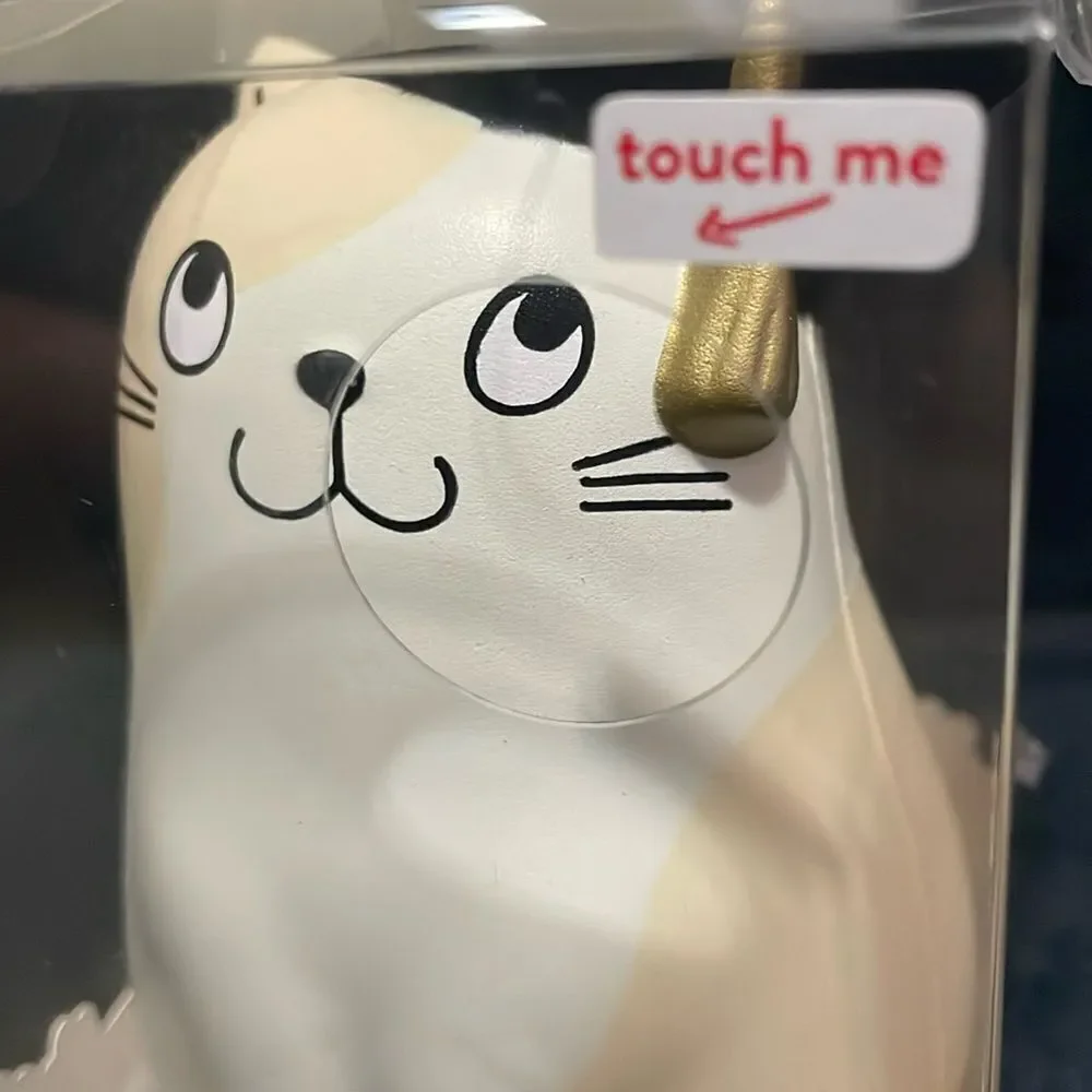 New Eccolo Purrfect grad beige cat wearing grad cap stress ball squeeze ball